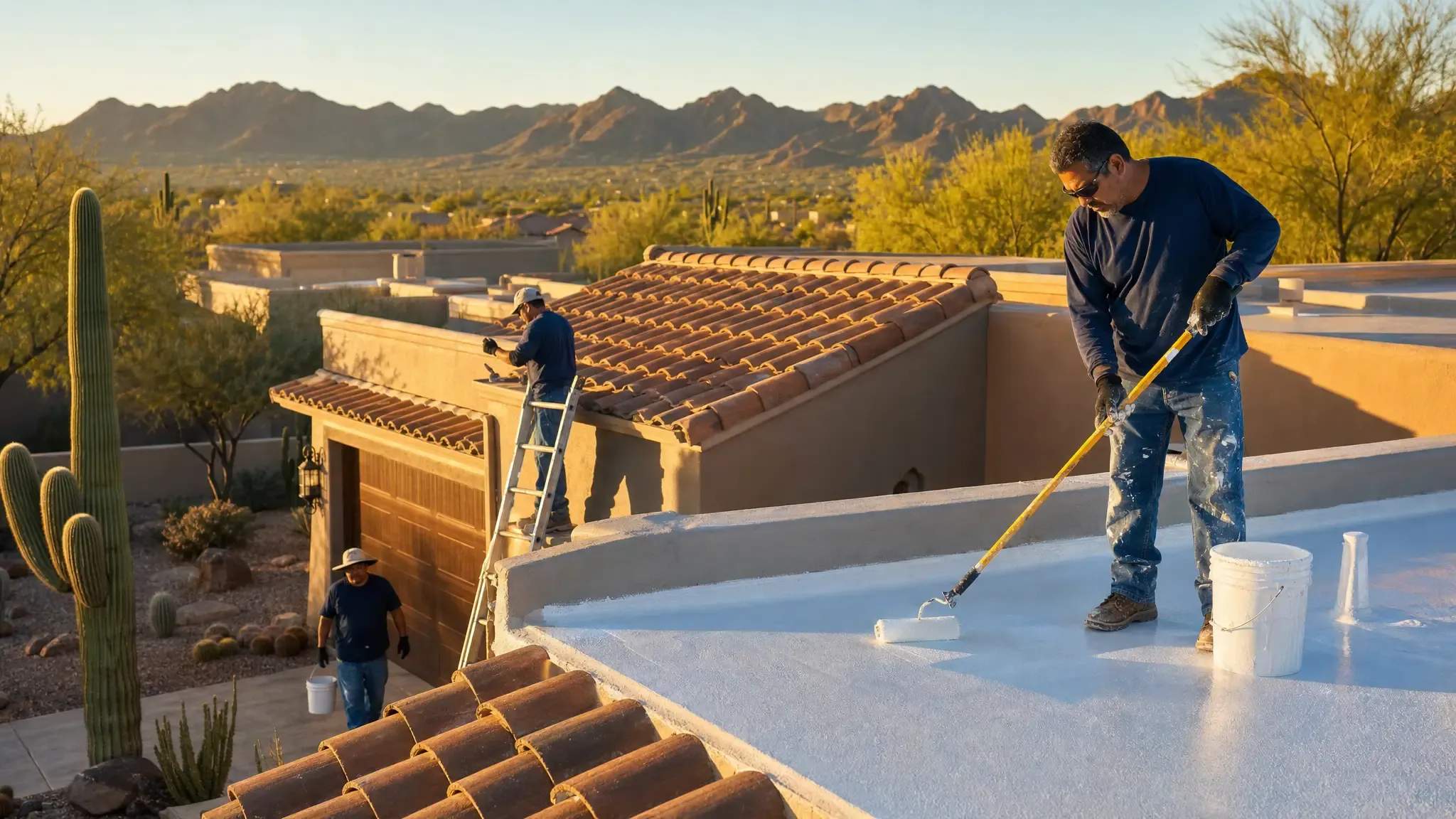 Elastomeric Roof Coating in Phoenix Metro
