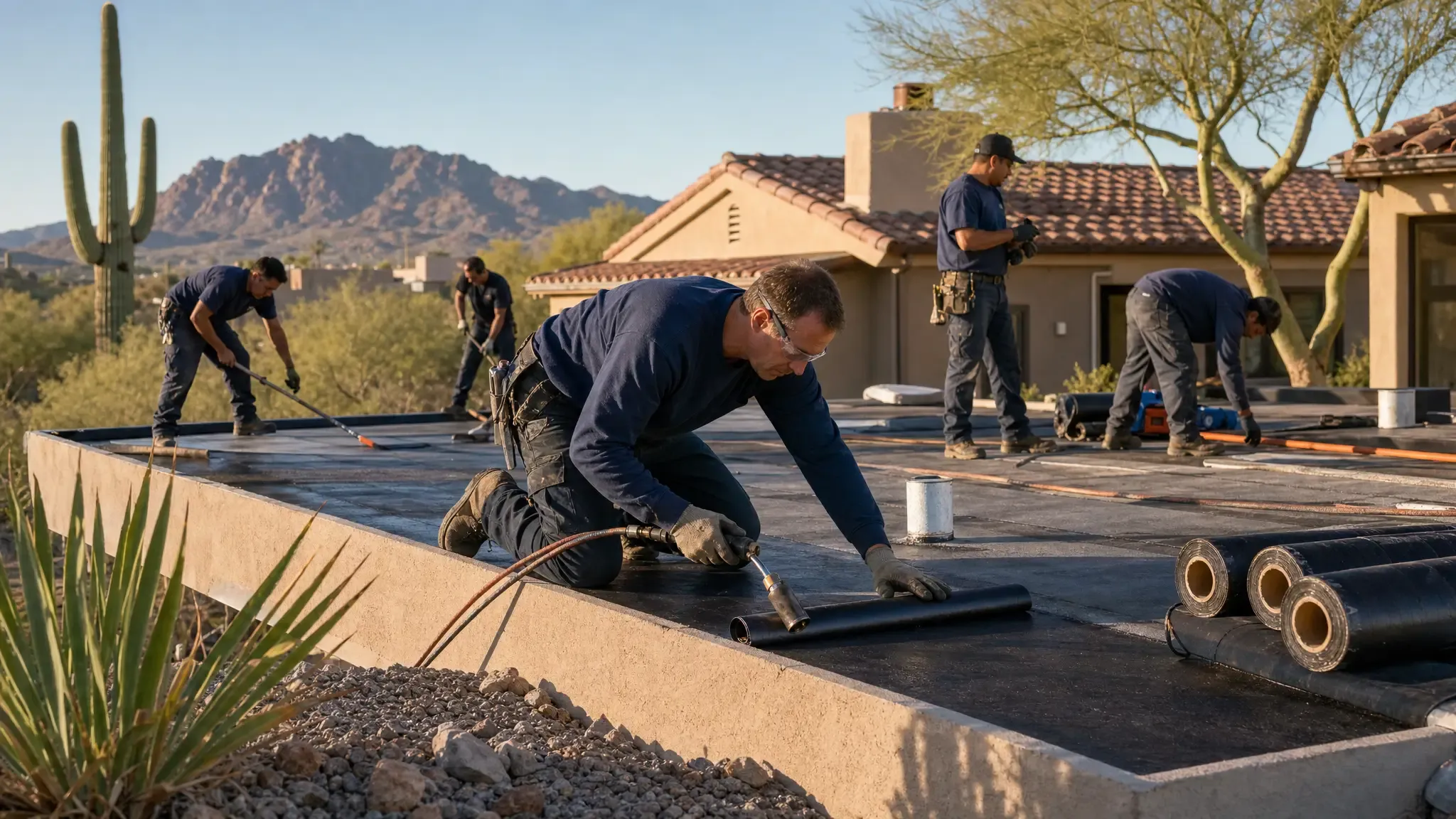 Flat Roof Replacement in Phoenix Metro