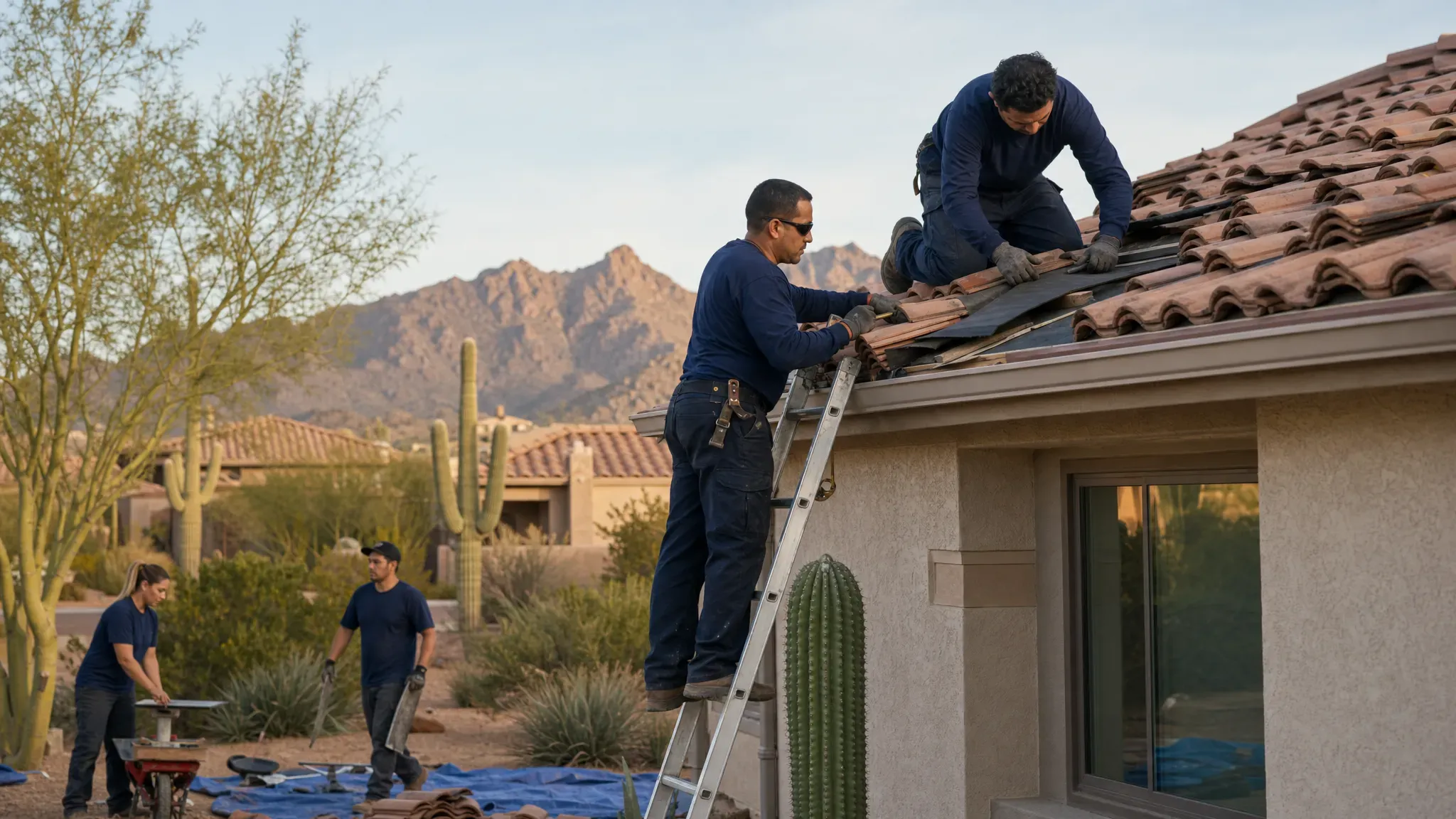 Storm Damage Roof Repair in Phoenix Metro